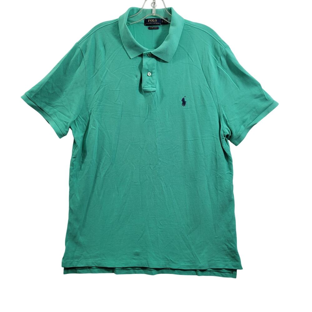 Polo By Ralph Lauren Turquoise Green Polo Shirt Size XL 21724-0674